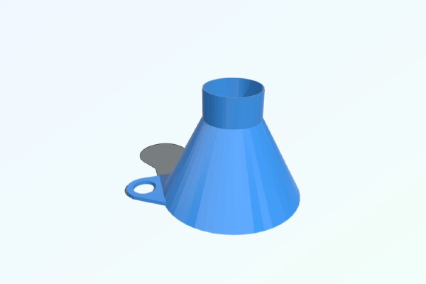 Dishwasher salt funnel | 3d print model