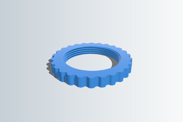 M12 Lock Ring for FPV Cam | 3d print model