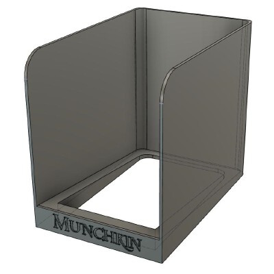 Munchkin Card Deck Holders for DOOR and TREASURE Cards | 3d print model