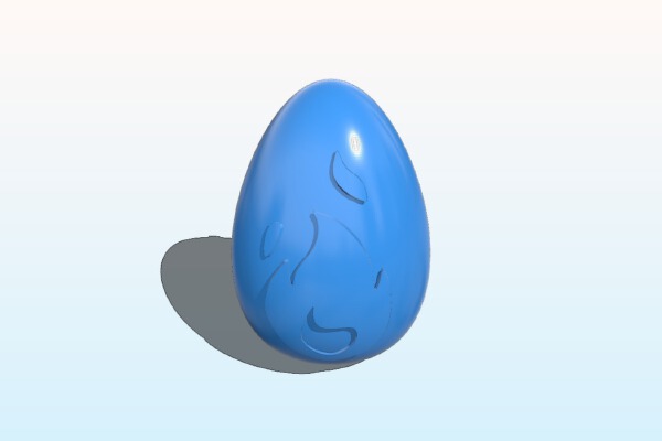 Egg Dofus Crimson _ Oeuf Dofus Pourpre | 3d print model