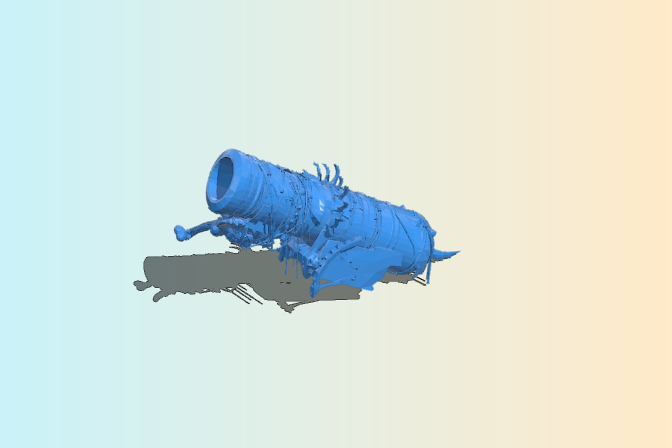 ironblaster titan cannon - promotional model