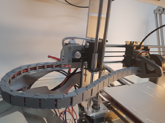 Cablechain mount for nema-17 x axis | 3d print model