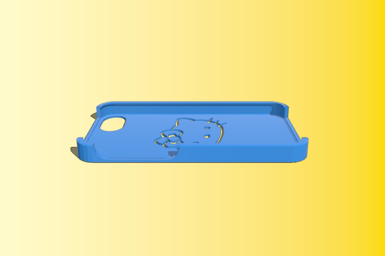 My Customized iPhone 5 Hello Kitty Stencil Case