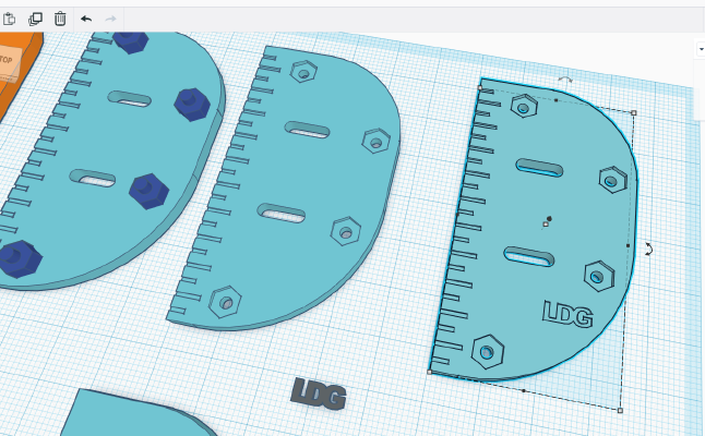 Barebow fingertab Plate | 3d print model