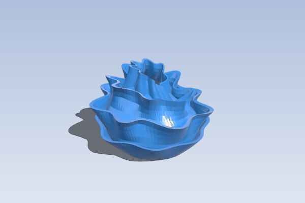 Organic central flower for Bongoboy23's Blooming Flower | 3d print model