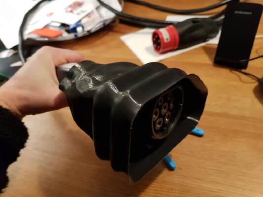 Tesla Charge Port Snow cover (Bellow) | 3d print model