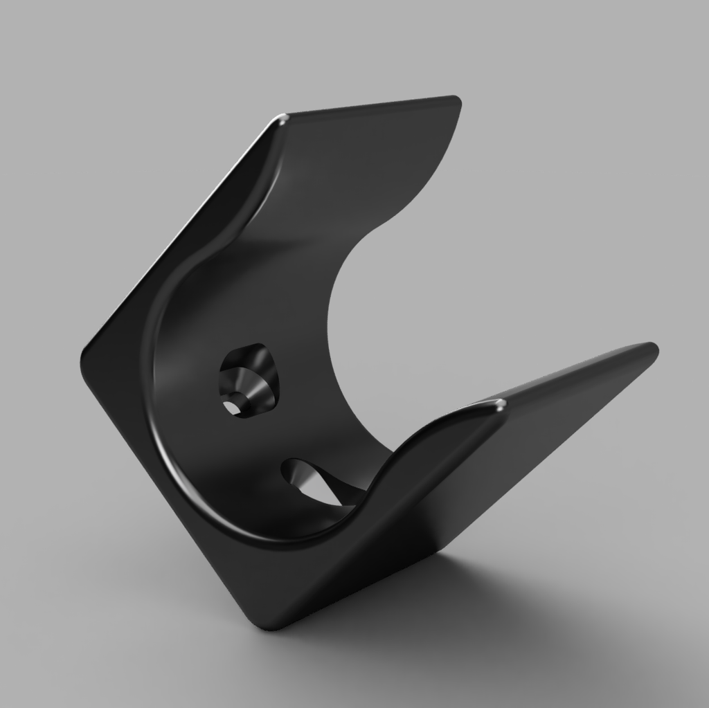 Minimalistic bike wall mount