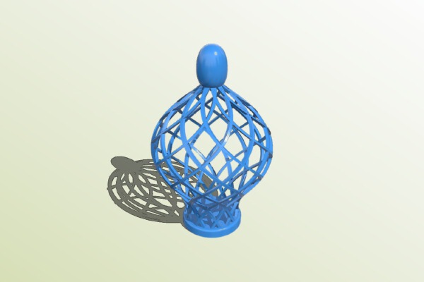 Twisted Cage both DIrections | 3d print model