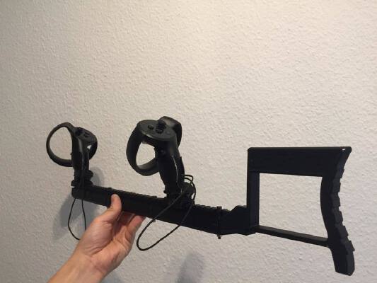 Oculus Touch Gun Stock - Improved Version - Battle Tested | 3d print model