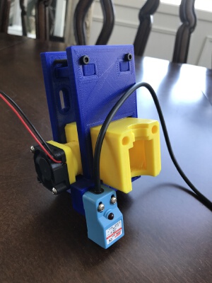 FT-5 E3D Stock Bowden Mount | 3d print model