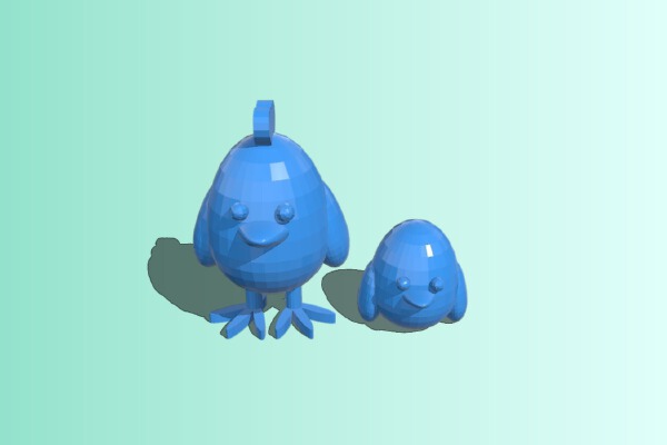 chicken( fluorescence) | 3d print model