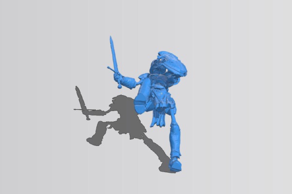Skeleton warrior | 3d print model
