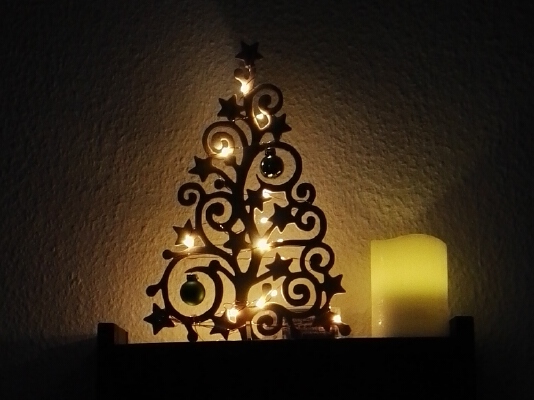 Christmas tree with stars and balls :) | 3d print model