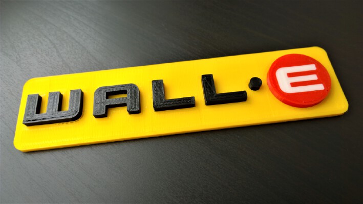 WALL·E and EVE Signs | 3d print model