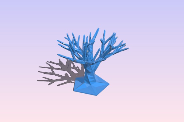 business card tree | 3d print model