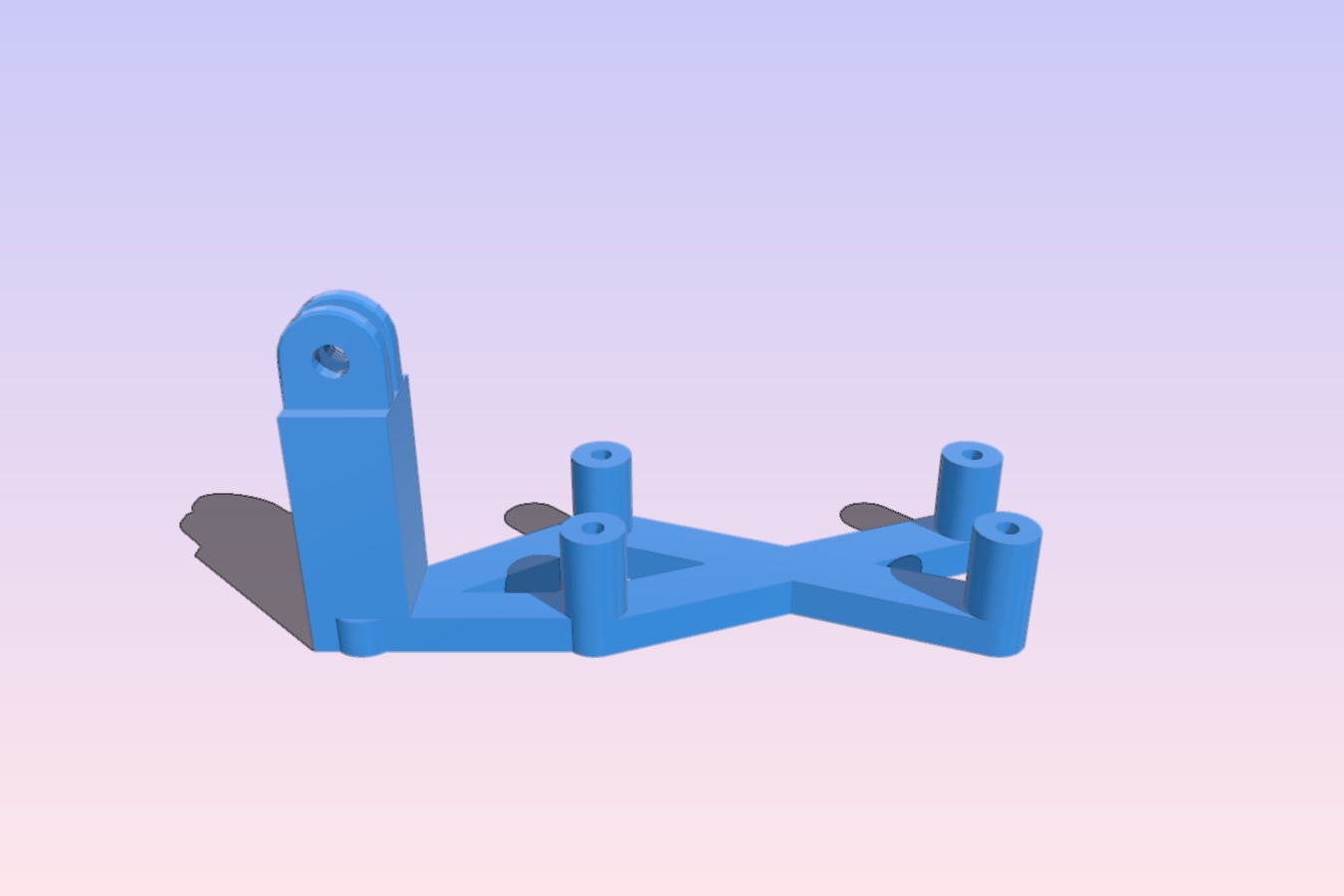 DYS 3 Axis Gimbal support for handheld monopod
