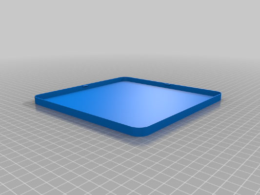 Box with round container and automatic clipping cover | 3d print model
