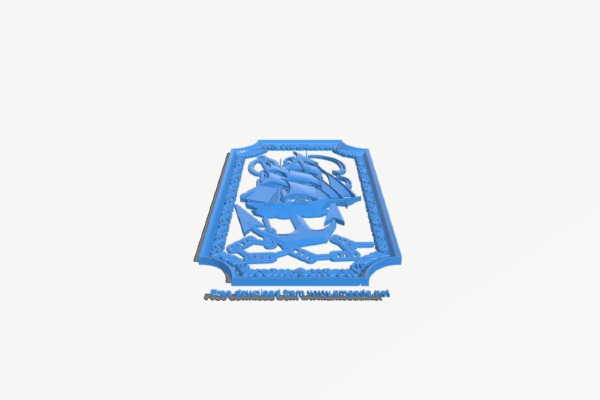 Door-shaped pattern of a ship | 3d print model