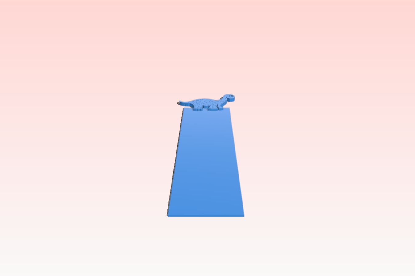 Dinosaur bookmark