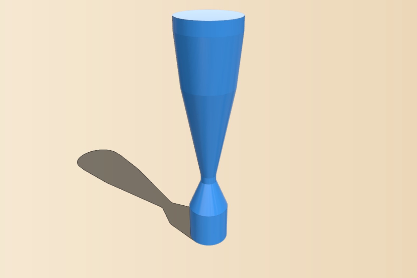 Rocket nozzle mold(Convergent divergent nozzle(Improved version))