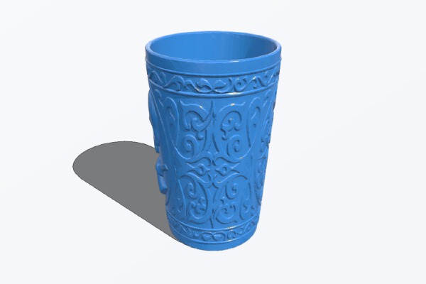 Skull Glass Ornament Style | 3d print model