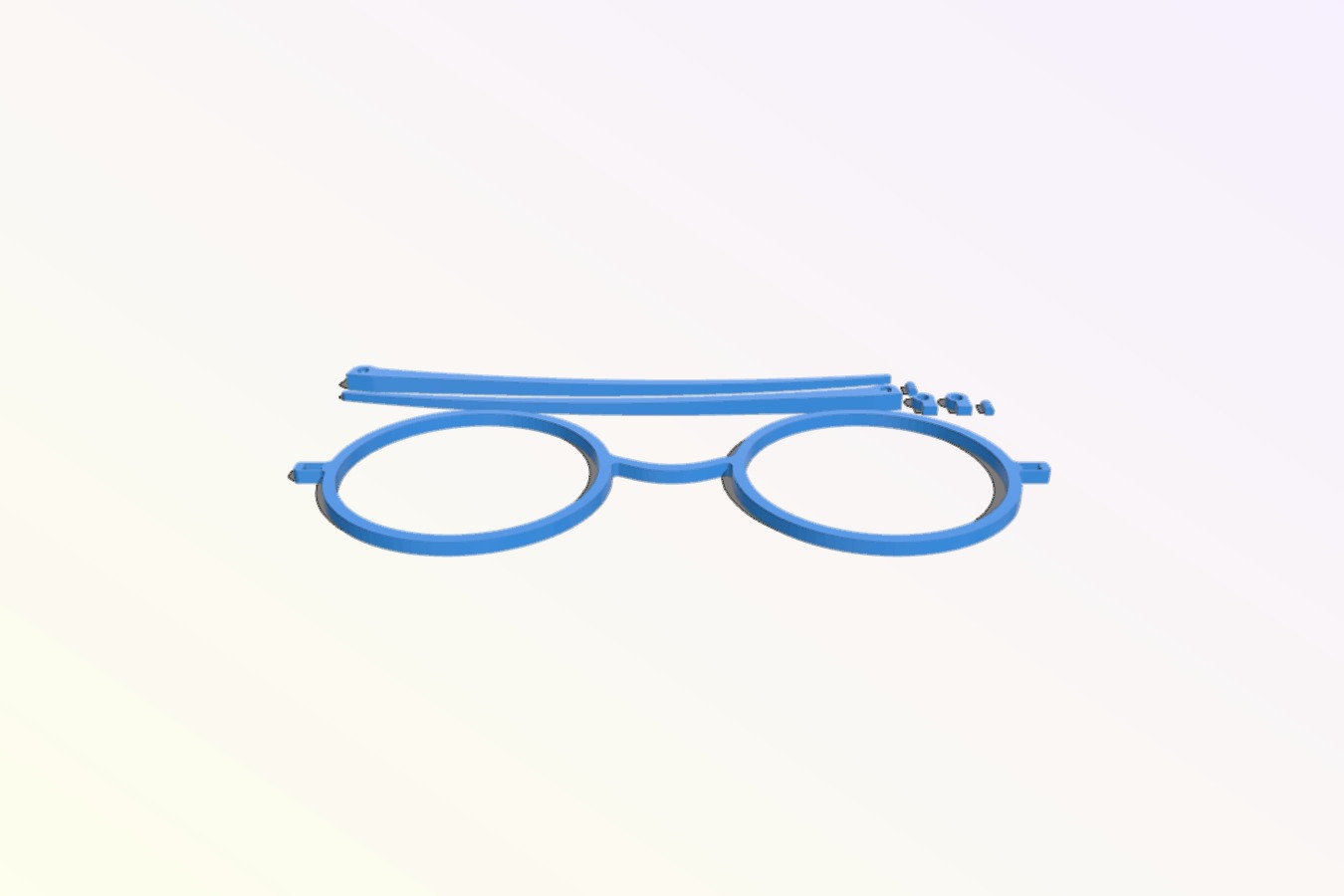 Fursuit costume glasses