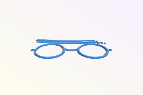 Fursuit costume glasses | 3d print model