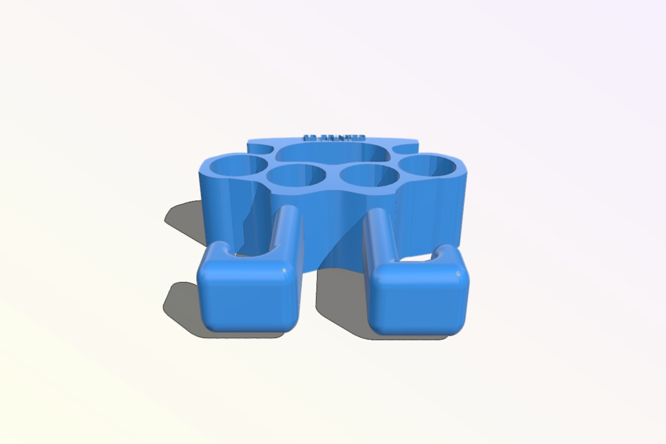 brass knuckles & bag holder