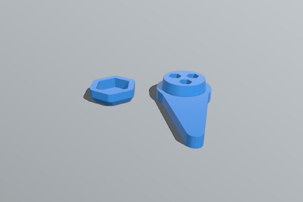 Extruder Pointer _ Indicator for Thing-O-Matic MK6 | 3d print model