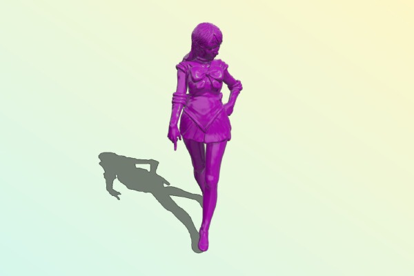 Sailor Mars | 3d print model