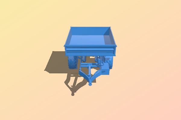 Unimog 406 Cabrio Trailer | 3d print model