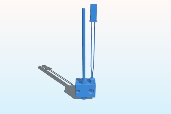 Upgrade your E3D Hotend with Screw-On Thermistor | 3d print model