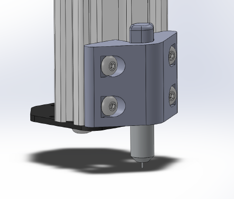 OX CNC Drag Knife Mount | 3d print model