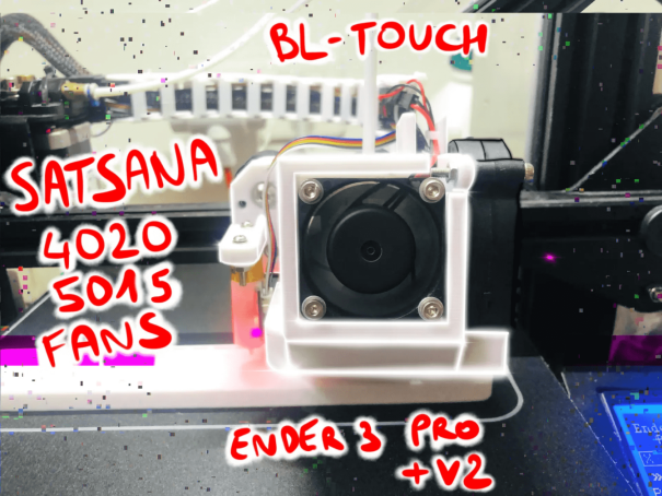 Satsana E3Pro Duct - 4020_5015 fans
