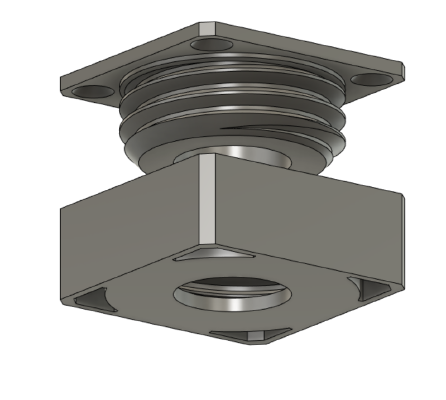 adjustable legs for furniture | 3d print model