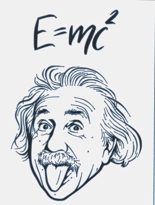 albert einstein e=Mc2 | 3d print model