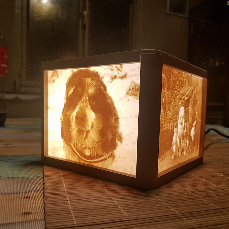 Cube lithophanie pour lithophanie de 150x112.5x1.6