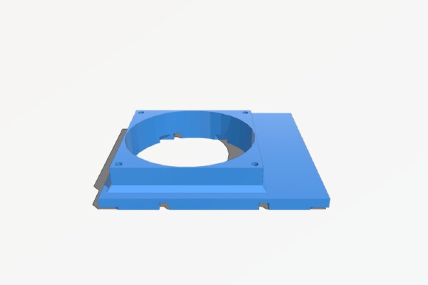 Node 202 - Customizable cpu fan duct for Noctua NH-L9i cooler | 3d print model