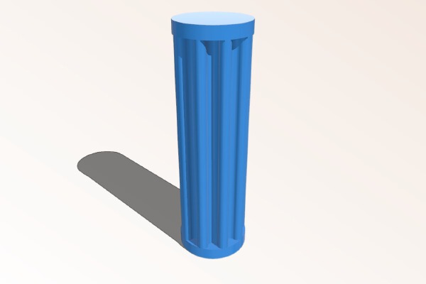 Wave Cake Roller | 3d print model