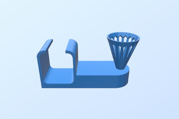 RigidBot Z-Rod Filament Tangle Guard | 3d print model