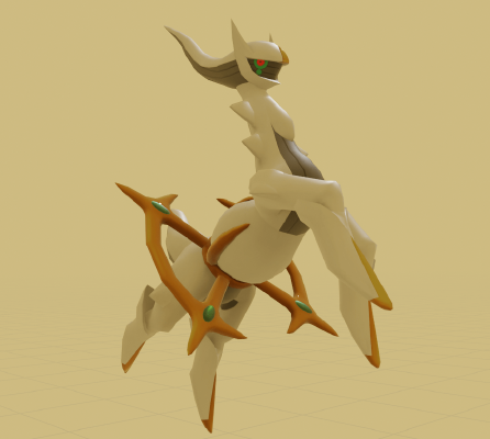 Arceus (Pokemon) | 3d print model