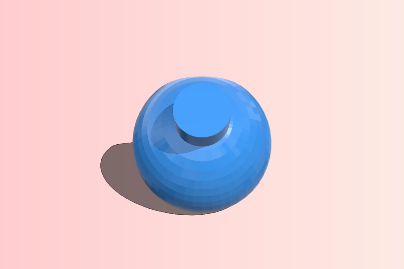 Weihnachtskugelschale (Christmas ball cup)