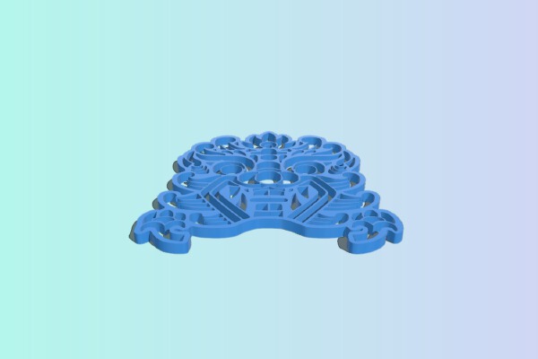 A Traditional Pattern Decoration Art | 3d print model