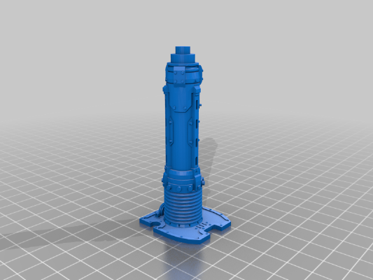 Imperial Knight equivalent volcano laser cannon | 3d print model