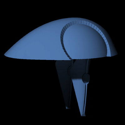 Independence Day mothership scaled one in ten million | 3d print model