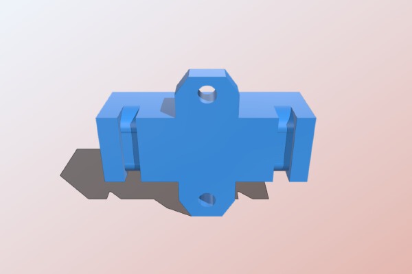 FLSun Cube 45mm LM8LUU Bushing Holder for 8mm Y axix | 3d print model