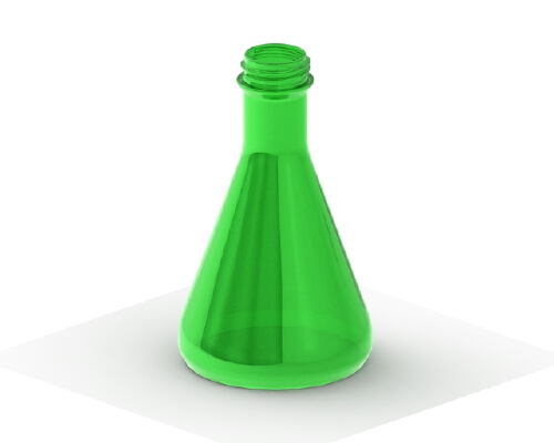 Flask with Soda Bottle Threads | 3d print model