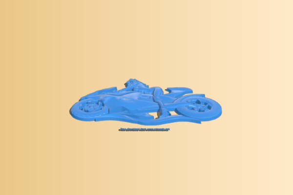 Biker girl | 3d print model