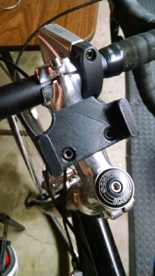 Split clamp phone mount | 3d print model