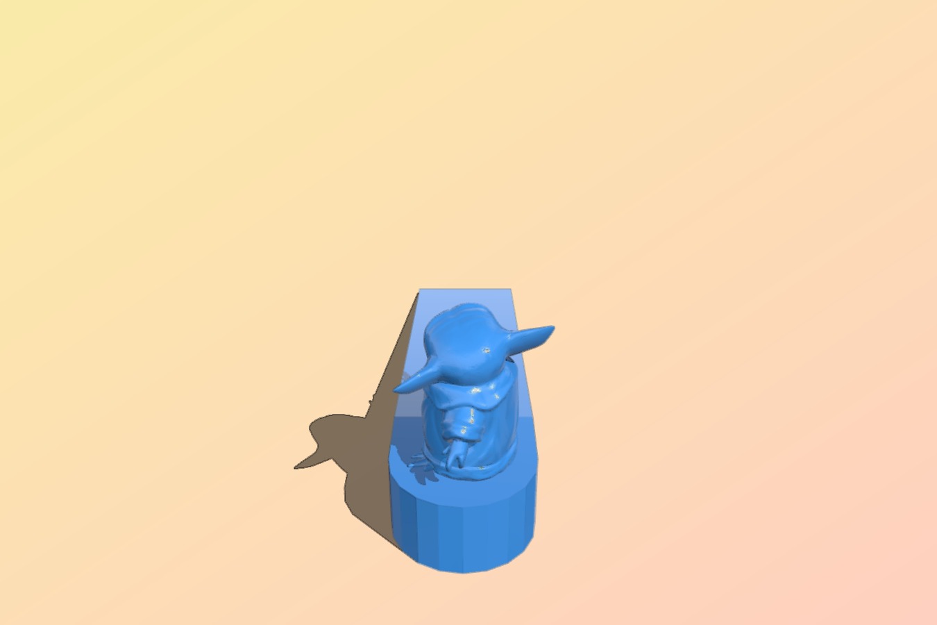 Grogu - Baby Yoda - door stop - refined